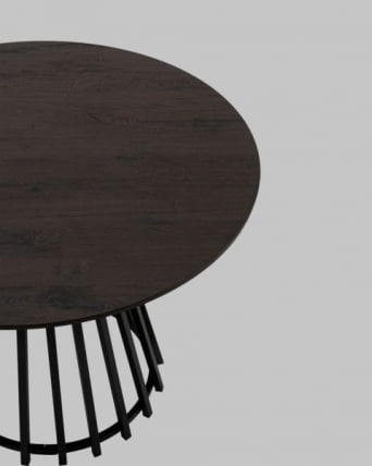 Стол обеденный Дэпхне 100*75 см темное дерево / Daphne_3