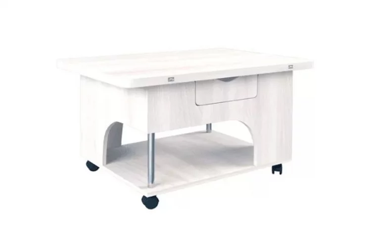 Стол-трансформер раскладной Стэп Бодега Белый_0