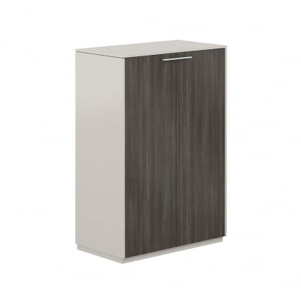 Шкаф средний Atlas NZ-0305.GS.BT Серый камень Бренсон Трюфель_0