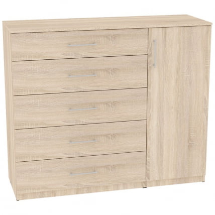 Комод Калисто(К41)1147х1352х468ручкарейлинг160мм(ДСС) / Калисто(K41)1147х1352х468ручкарейлинг160мм(ДСС)_0