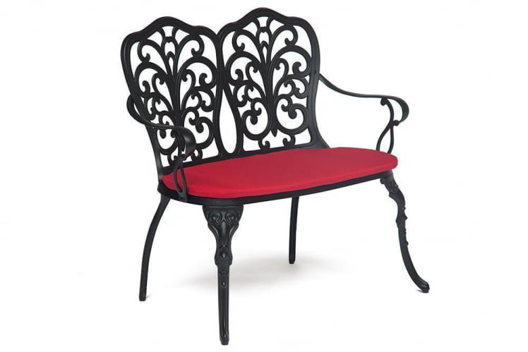 Скамья Secret De Maison Symphonie сплав металла/алюминий, 95х56х92см, черный_4