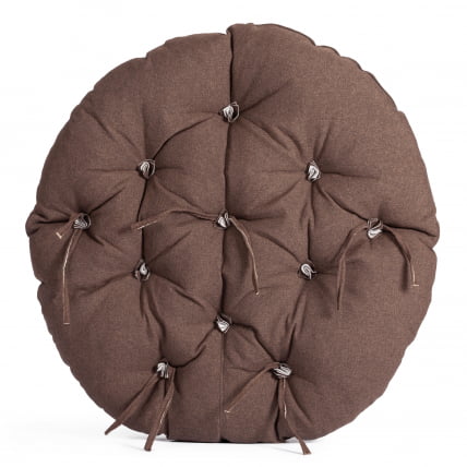 Кресло CLOUDE HOME рогожка/металл, 97х98х90-96см, коричневый, 3М7-147_7