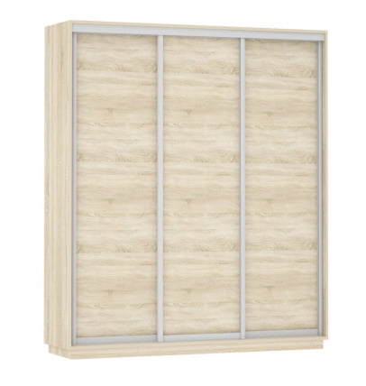 Шкаф-купе трехдверный Экспресс Трио Элемент 1800х2400h Дуб сонома_0