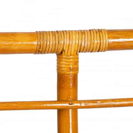 Диван MAMASAN/МАМАСАН 23/02 W /с подушкой/ 169х102х80 см, Pecan (орех), матрац 182х119 см, ткань серо-бежевая 3М 16/2_11