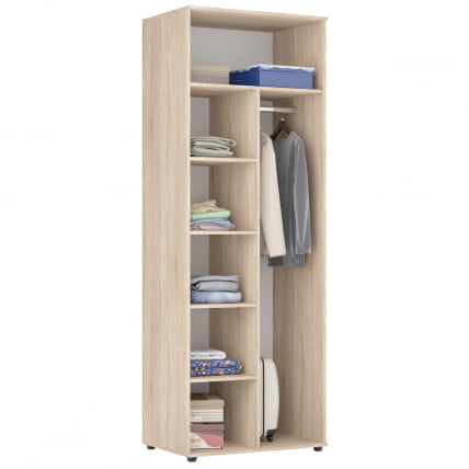 Шкаф распашный Алиса(Х4) 2230х800х540 с торцевой ручкой (Венге-ДМ) / Алиса(H4)_1