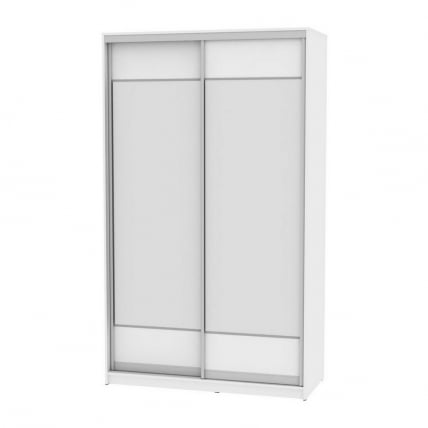 Шкаф-купе B-220х135х60-3(Белый-D8D8)_0