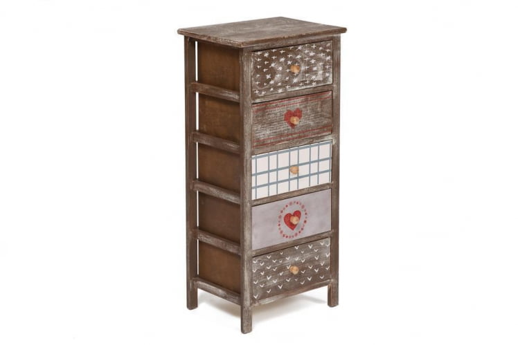 Тумба с 5 ящиками Secret De Maison CHRISTMAS 5 ( mod. HX16-011NS ) Коричневый_0