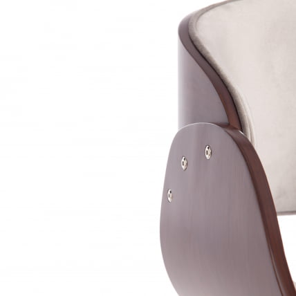 Стул LANDO (mod.8036) дерево / ткань, 59х53х75 см, орех/серый_7