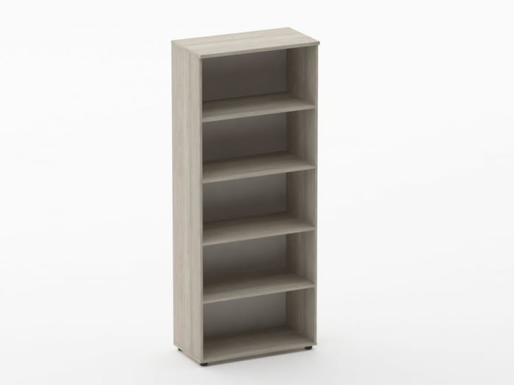 Шкаф высокий открытый Glassy 6.19.101 Дуб сантана светлый_0