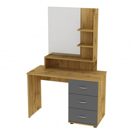 Туалетный столик Алиса(C5)1511х1001х459ручкаскоба96мм(ДВ-Графит)_0