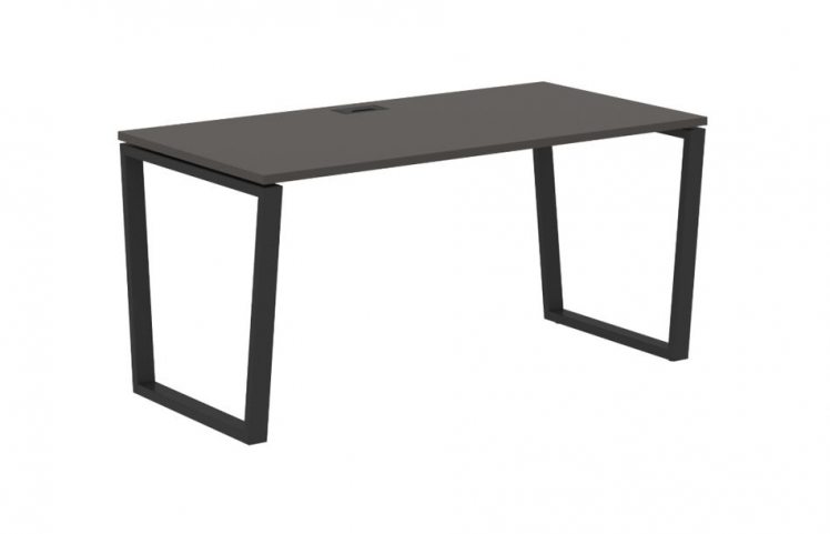 Стол письменный EDIS EVST 1580 Мокко Черный_0