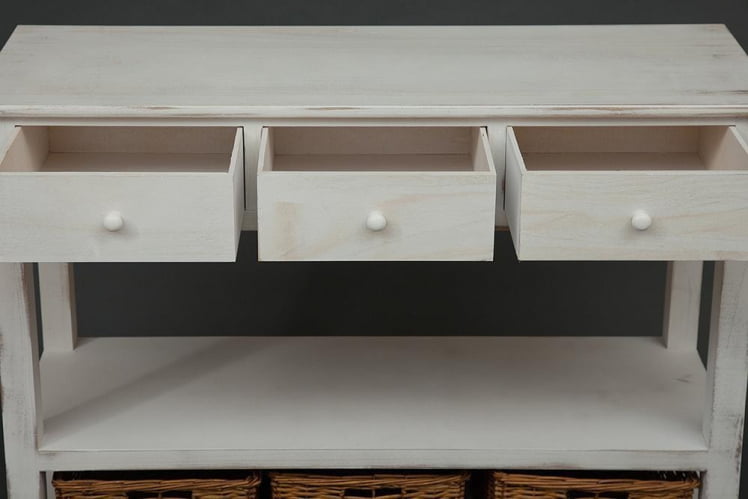 Комод с 3 корзинами и 3 ящиками Secret De Maison OISELET 6 (mod. HX16-005NS ) Слоновая кость_7