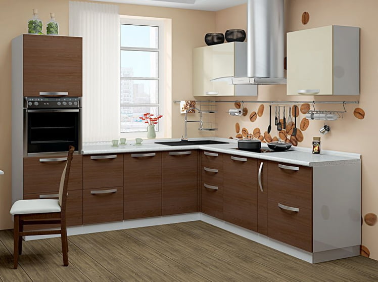 Кухня 2,6*2,4 метра Капучино Набор 1_0