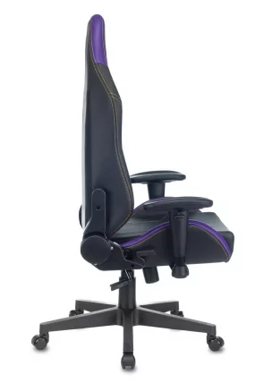 Геймерское кресло Zombie HERO JOKER PRO Черный-фиолетовый_12