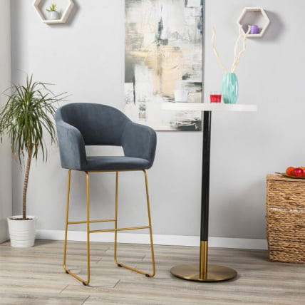 Кресло Бар Oscar Б Diag grey/Линк золото_10