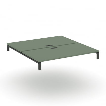 Двойной стол надставка на две опорные тумбы CONCEPT CN.DSN-005 Кобо Антрацит_0