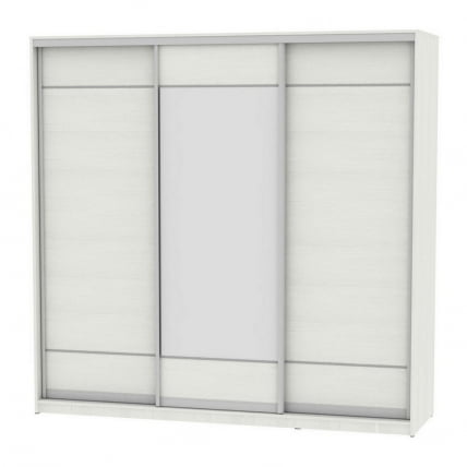 Шкаф-купе B-230х235х60-2(ВД-D7D8D7)_0