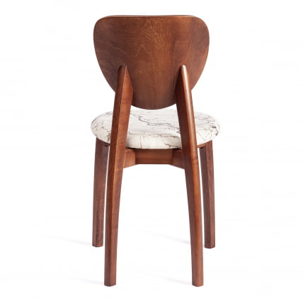 Стул DIAMANTE мягкое сидение бук, 42x42x85см, коричневый, ткань Крекс Айвори_3