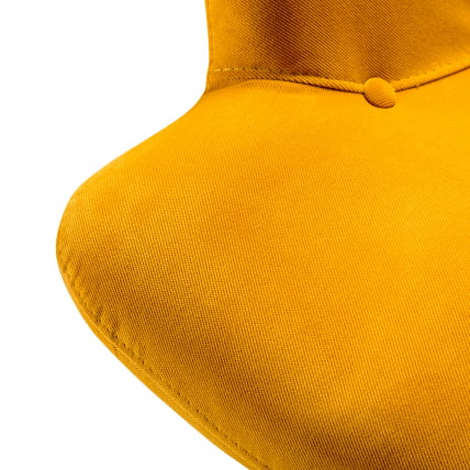 Кресло Хайбэк желтый/нат.бук_4