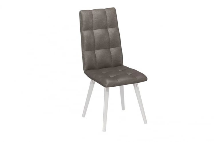 Стул Ричард с цилиндрическими опорами Белый Сафари Стоун_0