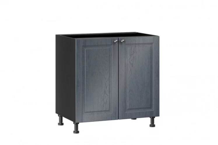 Тумба кухонная 800 Мокка ЛД 274.060.000.128 Черная Дуб фактурный антрацит_0
