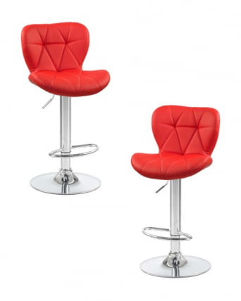 Стул барный DOBRIN BARNY (красный) 2 шт_0