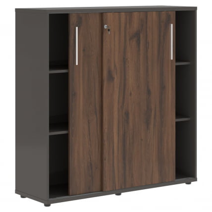 Шкаф с дверьми-купе EDIS EMC 1343 Дуб Денвер темный Белый Мокко_1