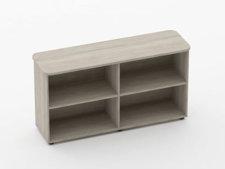 Тумба приставная к столу Glassy 3.18.103 Дуб сантана светлый_0