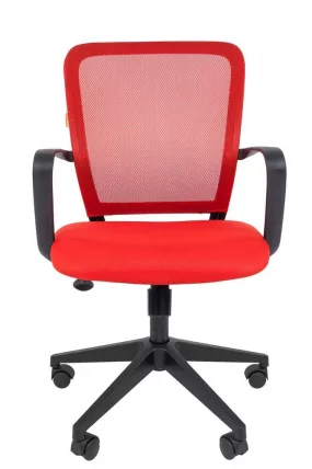 Кресло для оператора Chairman 698 black TW Красное_1