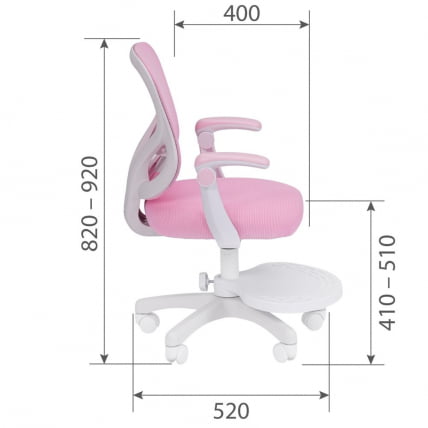 Детское кресло CHAIRMAN KIDS CH106 Розовый_5