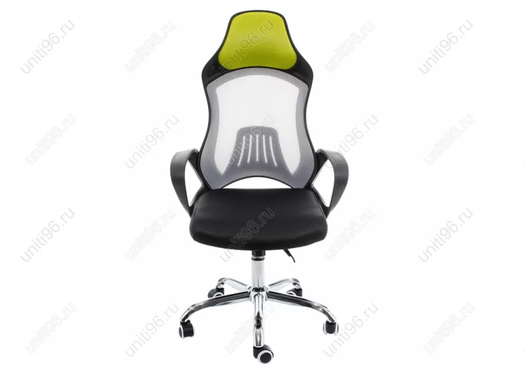 Компьютерное кресло Атлант Белое-Черное-Зеленое / Atlant_1