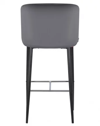 Стул барный DOBRIN CHRISTIAN 75 Темно-серый велюр V108-91_4