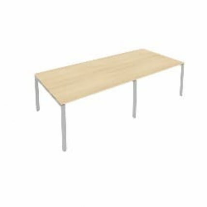 Переговорный стол (2 столешницы) Metal System Б.ПРГ-2.3 Акация/Серый_0
