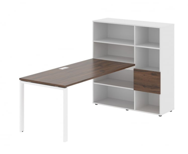 Рабочая станция EDIS EURST 1217 Дуб Денвер темный Белый Белый_0
