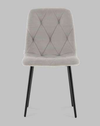 Стул Одди Diamond С велюр светло-серый_2
