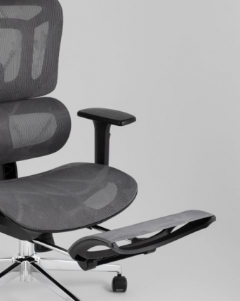 Кресло офисное TopChairs Nimbus серый_19