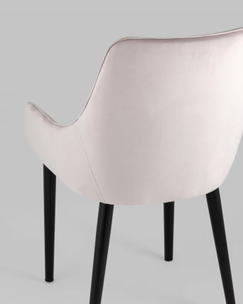 Стул Джоан велюр Светло-розовый_6