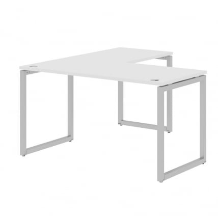 Стол угловой правый XTEN-Q XQCT 1415 R Белый Алюминий_0