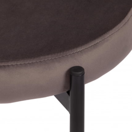 Стул REVO (mod. 7033) ткань/металл, 47х54х82 см, высота до сиденья 47 см, темно-серый barkhat 14/черный_6