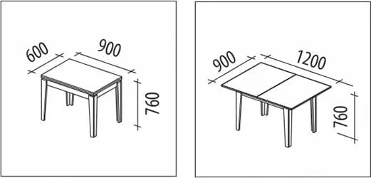 Стол обеденный раскладной Орфей 24.10_2