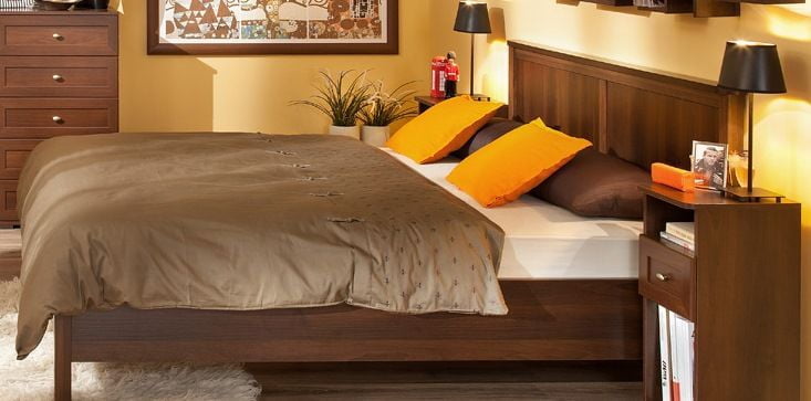 Кровать (1800) Sherlock 41 Орех шоколадный (спальня)_3