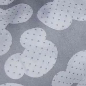 Комплект постельного белья детский белые мишки на сером_1