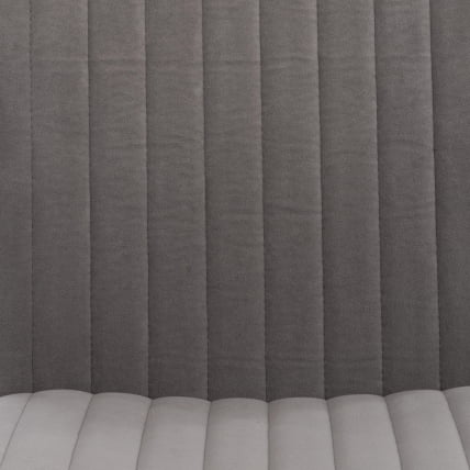 Стул обеденный Monte Carlo флок , 50х55х93, серый/черный, 29_6