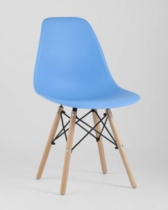 Стул Еамес Стйле ДСВ голубой (разборный каркас) / Eames Style DSW_1