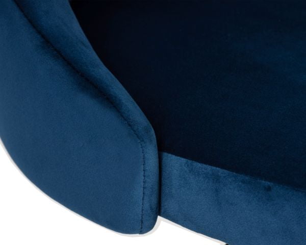 Стул барный DOBRIN JOSEPH BLACK (синий велюр (MJ9-117)) 2 шт_6