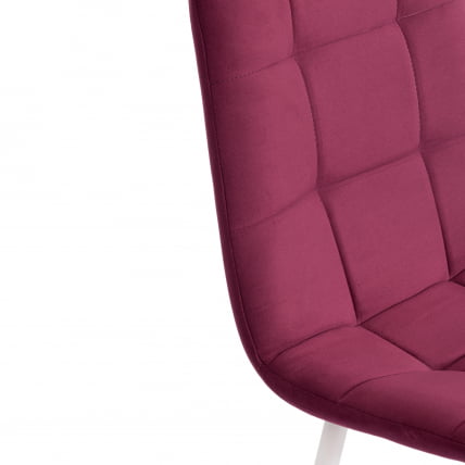 Стул CHILLY MAX Велюр/металл , 45 х 54 х 90 см , темная фуксия/белый_8