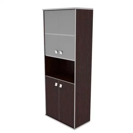 Шкаф высокий широкий STYLE Л.СТ-1.4 Венге Цаво_0