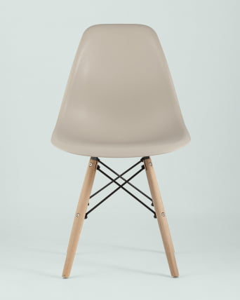 Стул Еамес Стйле ДСВ бежевый (разборный каркас) / Eames Style DSW_6