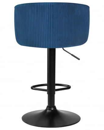 Стул барный DOBRIN DARCY BLACK (синий велюр (1922-20))_4