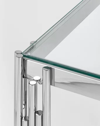 Журнальный столик ГЭТСБИ 55x55 Серебро_4